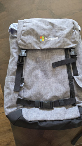Microsoft logo backpack - microsoft,